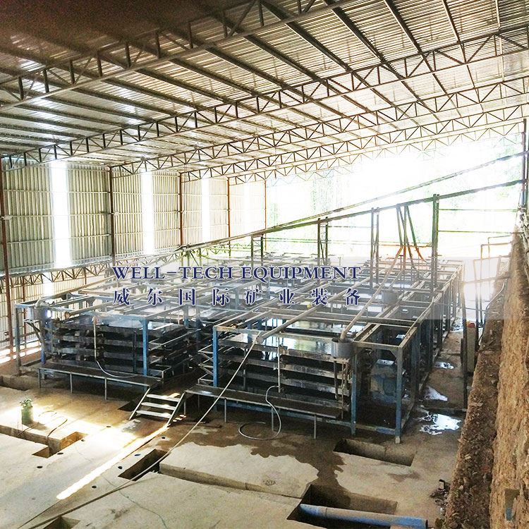 4 layer shaking table for Tungsten plant