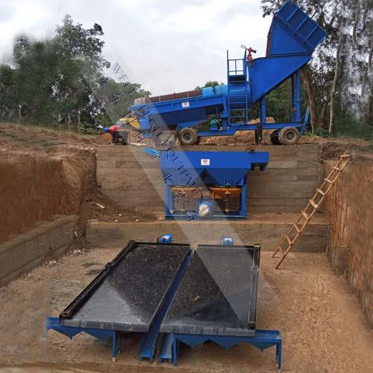 Small Scale Alluvial Gold Plant And Diamond Plant Complete Set Mining Machinery