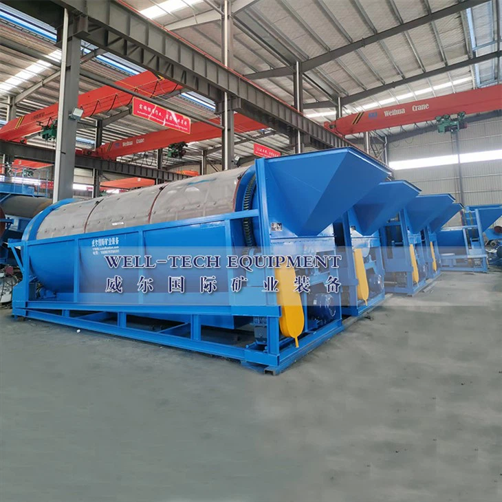 Stainles Steel Trommel Screen For Silica Plant