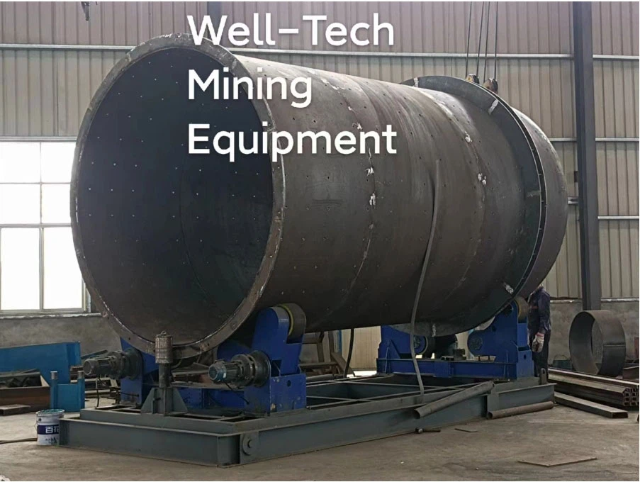 Rotary drum scrubber Rotary drum scrubber